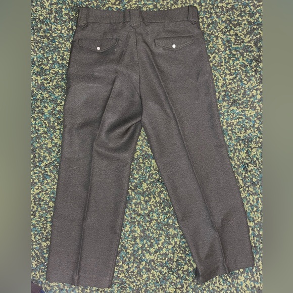 Vintage Army Green Western Slacks - Picture 2 of 10